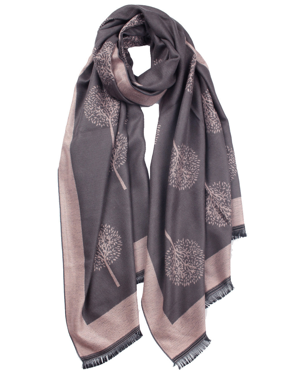 Tree Of Life Cashmere Scarf