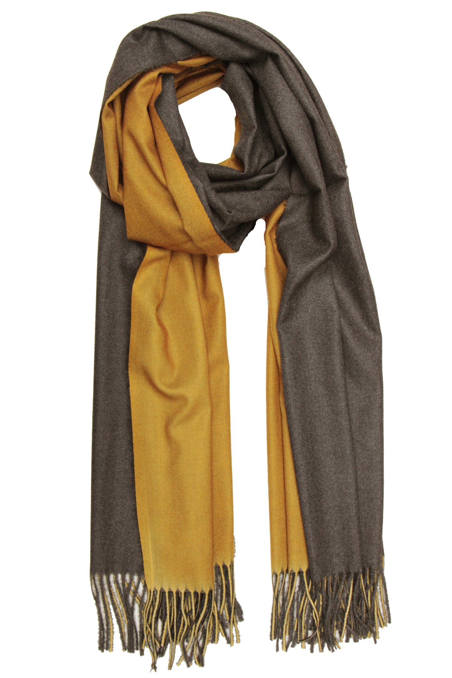 Two Tone Reversible Cashmere Scarf