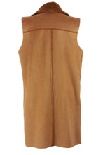 Load image into Gallery viewer, Waterfall Faux Suede Gilet
