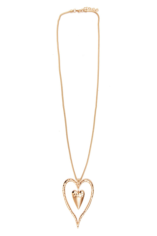 Double Heart Necklace
