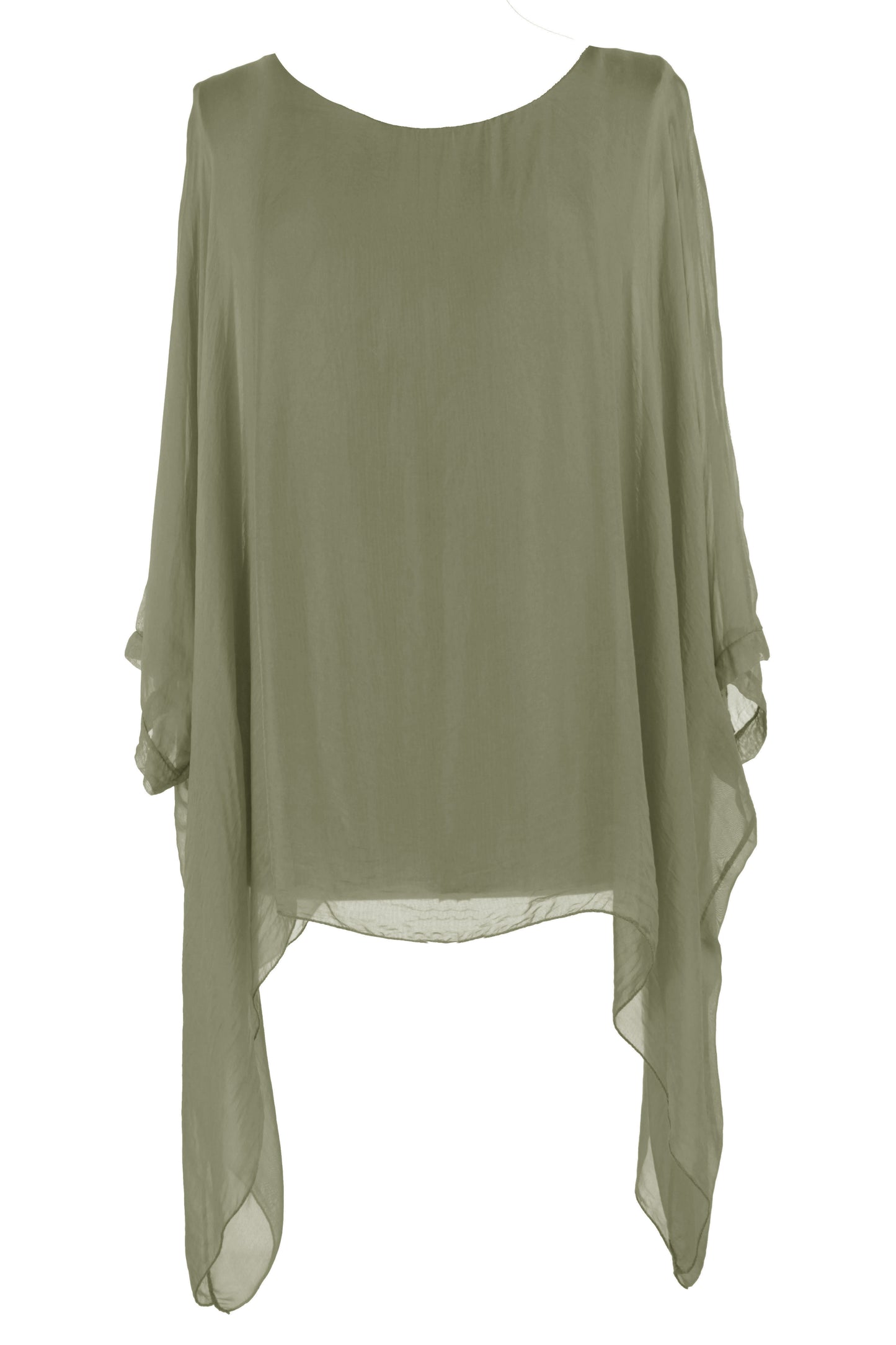 Batwing Silk Top