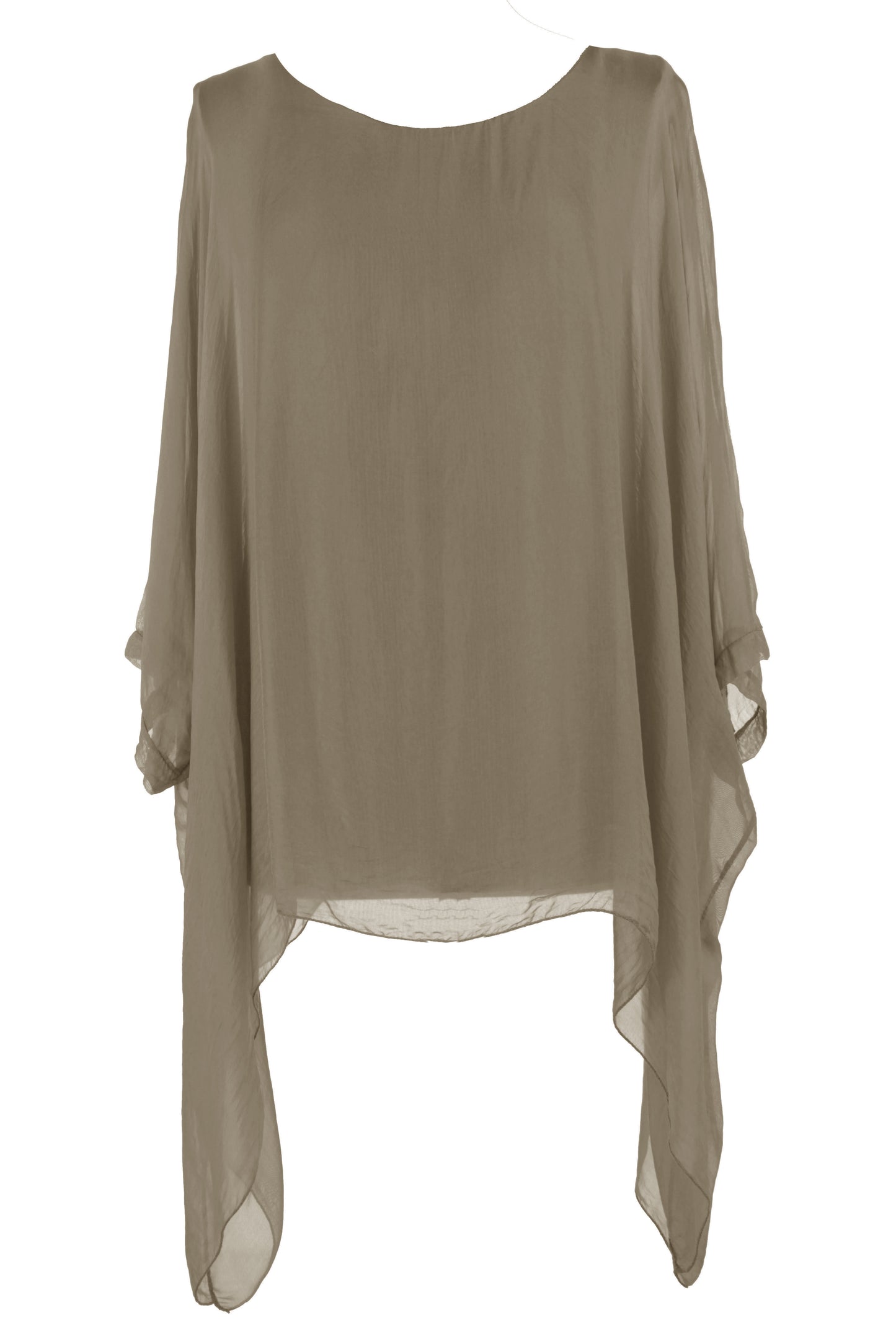 Batwing Silk Top