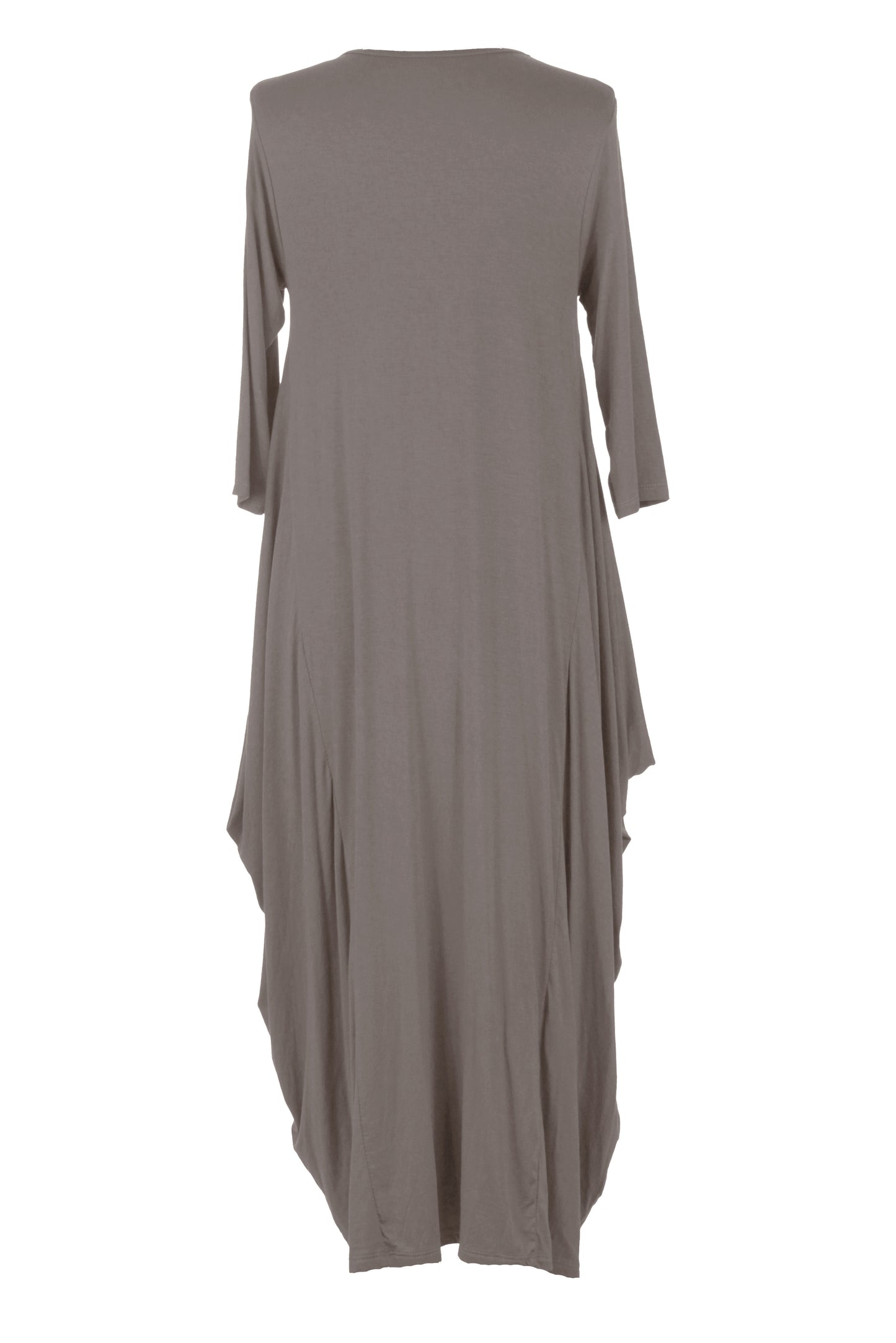 3/4 Sleeve Draped Dress
