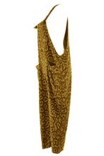 Load image into Gallery viewer, Abstract Leopard Corduroy Dungaree
