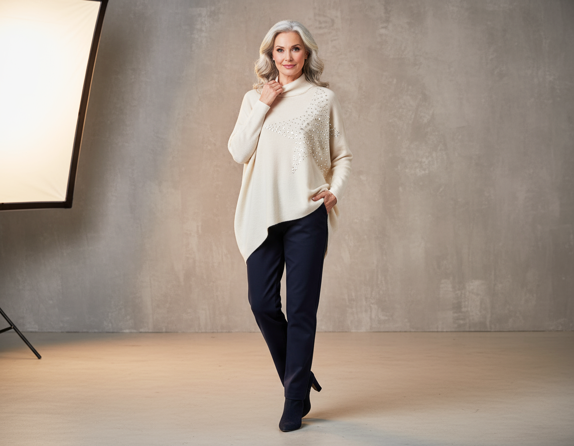 Diamond Star Knit Jumper