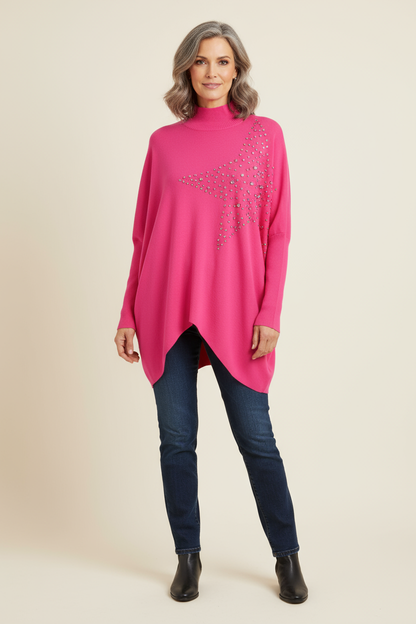Diamond Star Knit Jumper