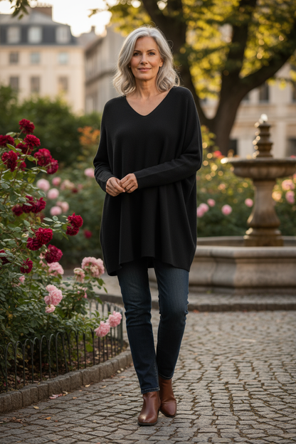V Neck Soft Knit Jumper