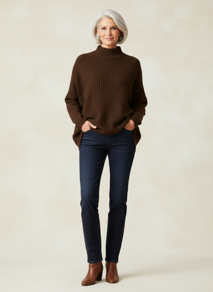 Ribbed Panel Jumper
