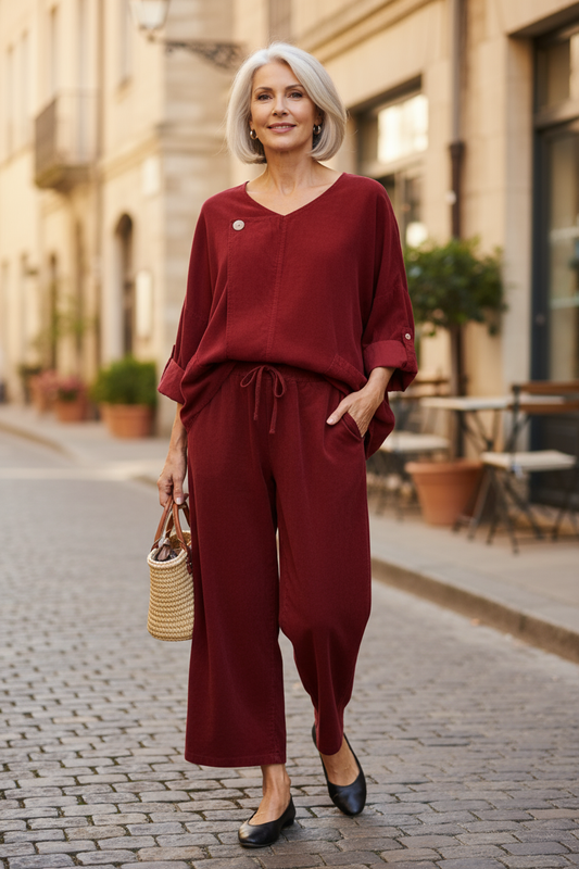 Button Detail 2 Pocket Corduroy Top