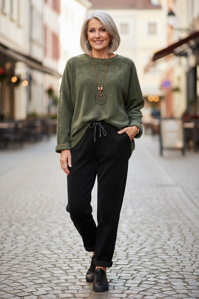 2 Pocket Chenille Trouser