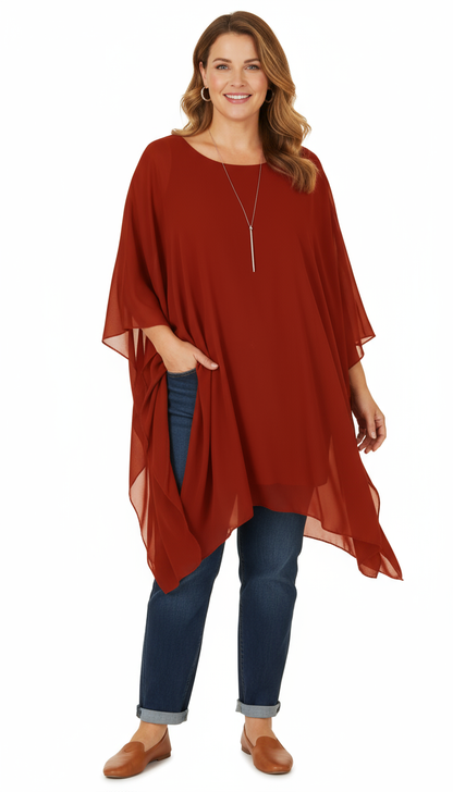 Batwing Flowy Kaftan Tunic