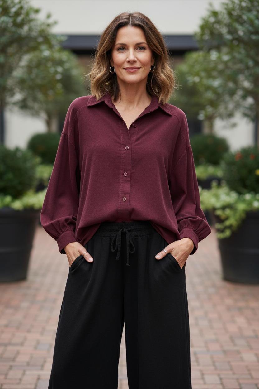 Batwing Corduroy Shirt