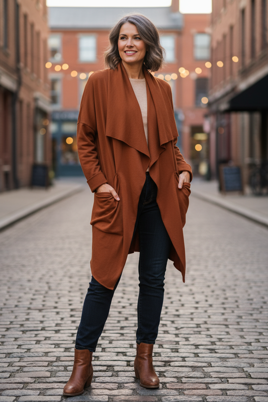 2 Slouch Pocket Jersey Jacket