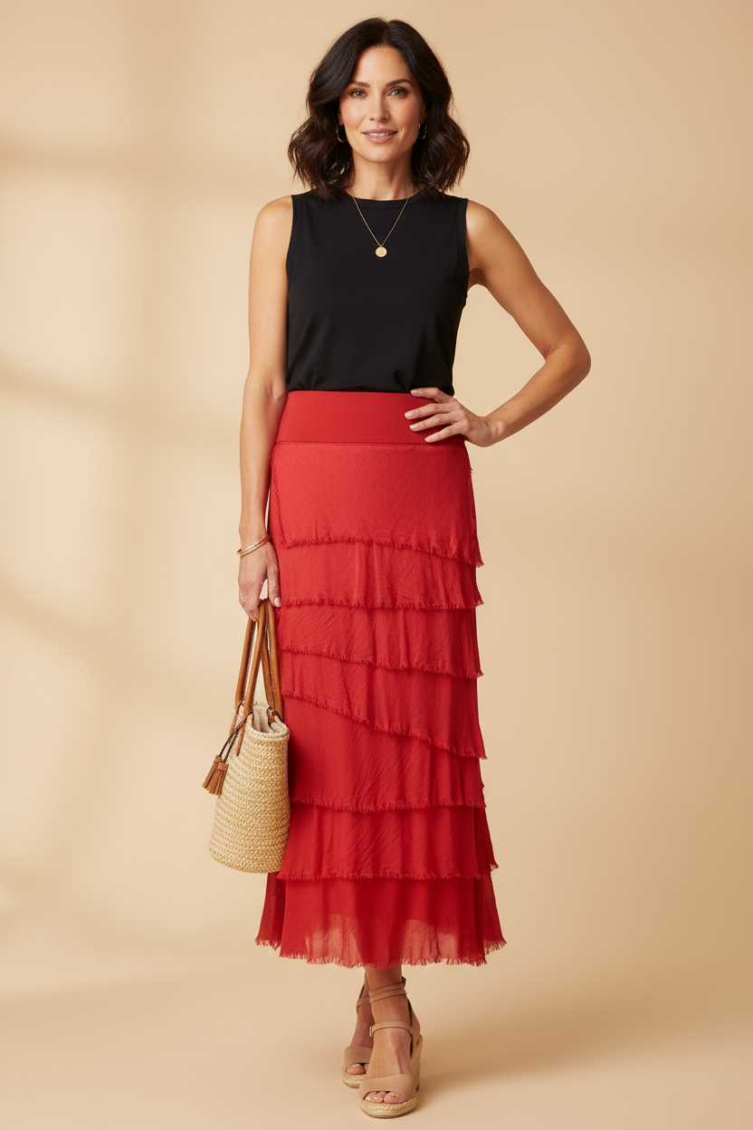 Rara Silk Skirt
