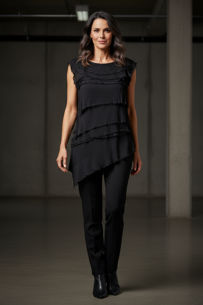 Sleeveless Rara Silk Top