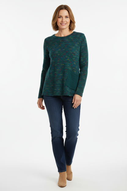 One Pocket Fleck Top