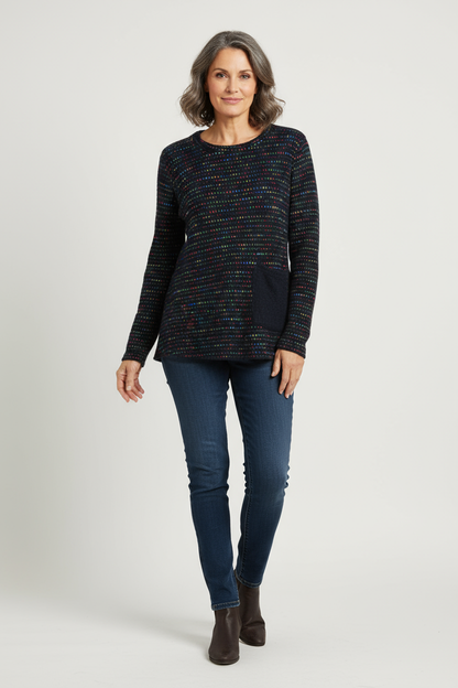 One Pocket Fleck Top