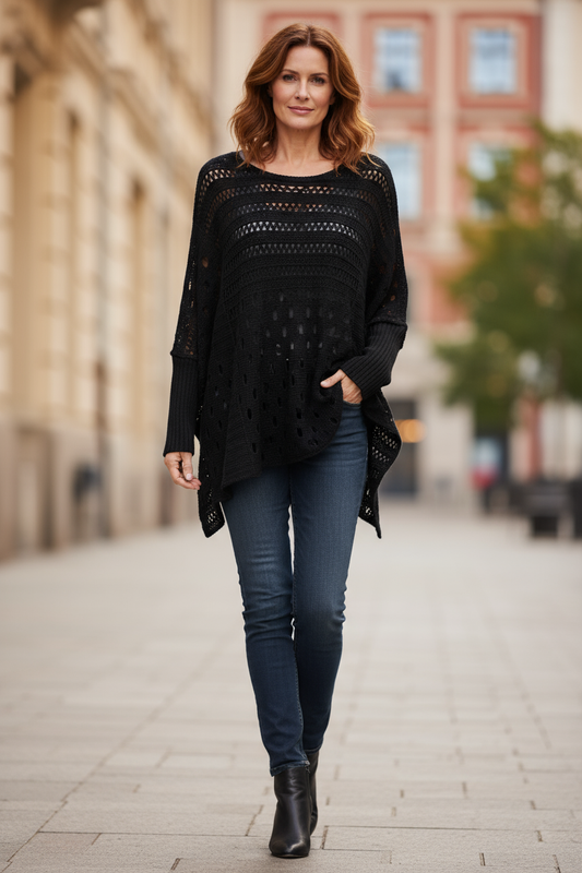 Crochet Knit Top