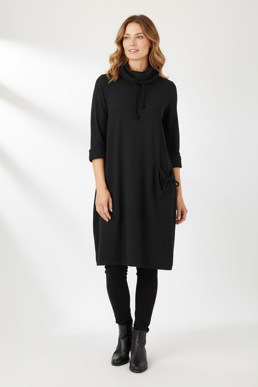 Cowl Neck Dress
