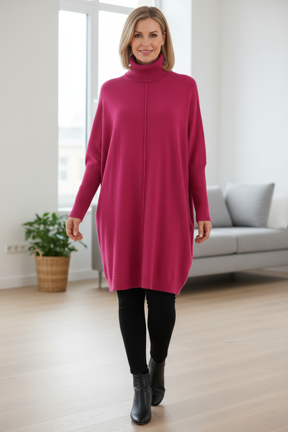 Seam Detail Jumper Dress