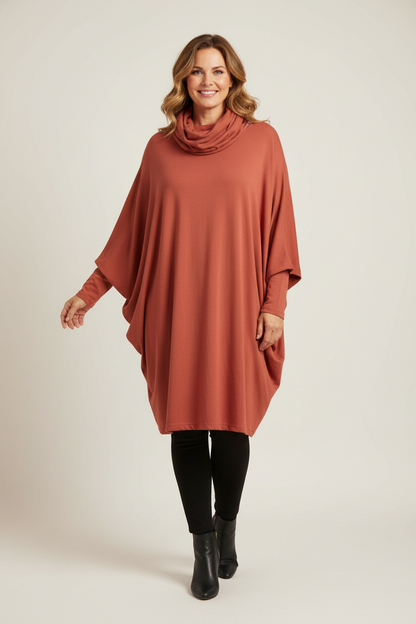 Fine Knit Snood Dress