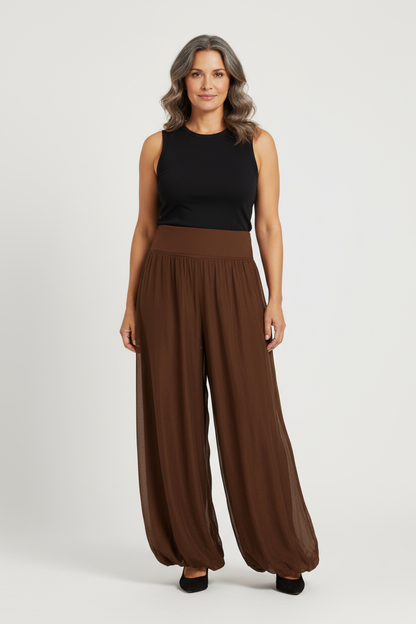 Silk Puffball Trouser