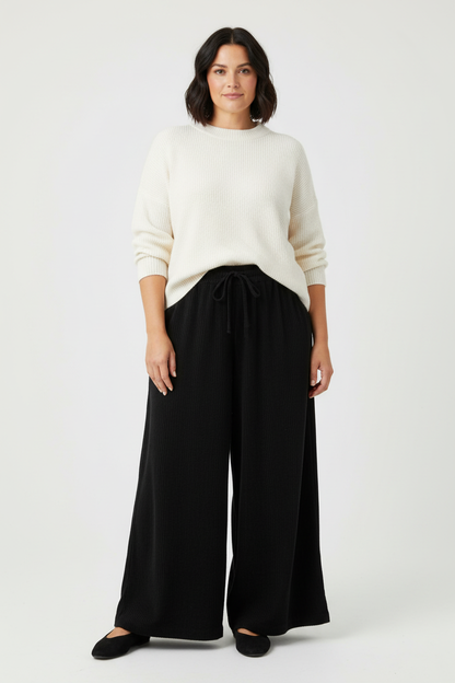 Wide Leg Corduroy Trouser