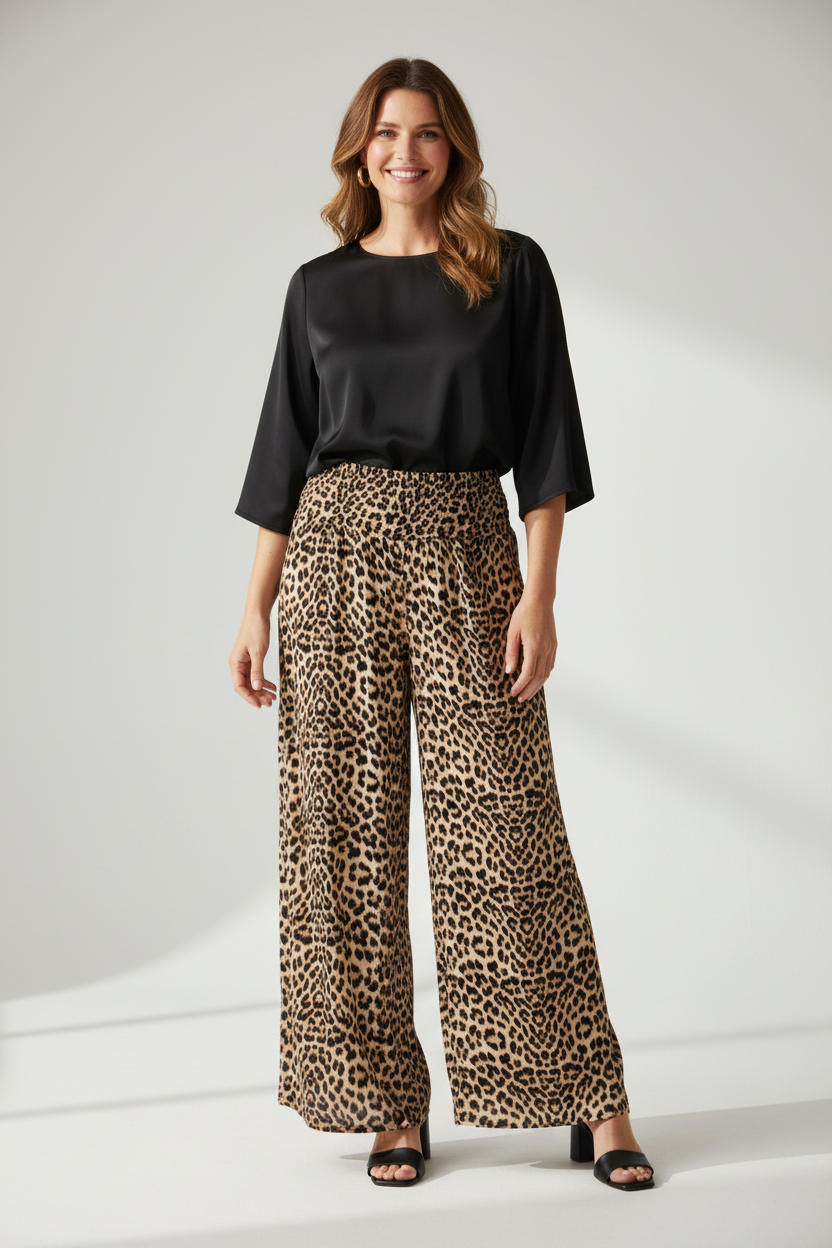 Leopard Print Trouser
