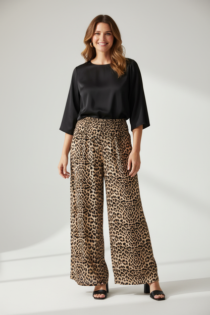 Leopard Print Trouser