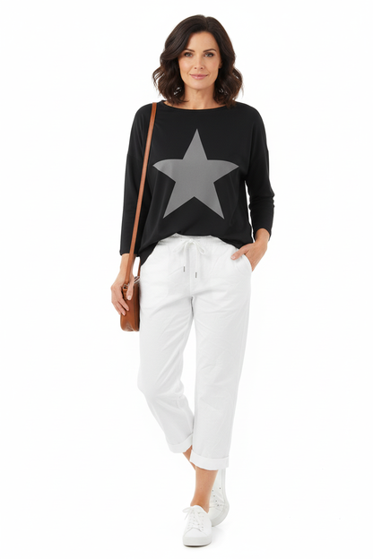 Star Jersey Sweatshirt
