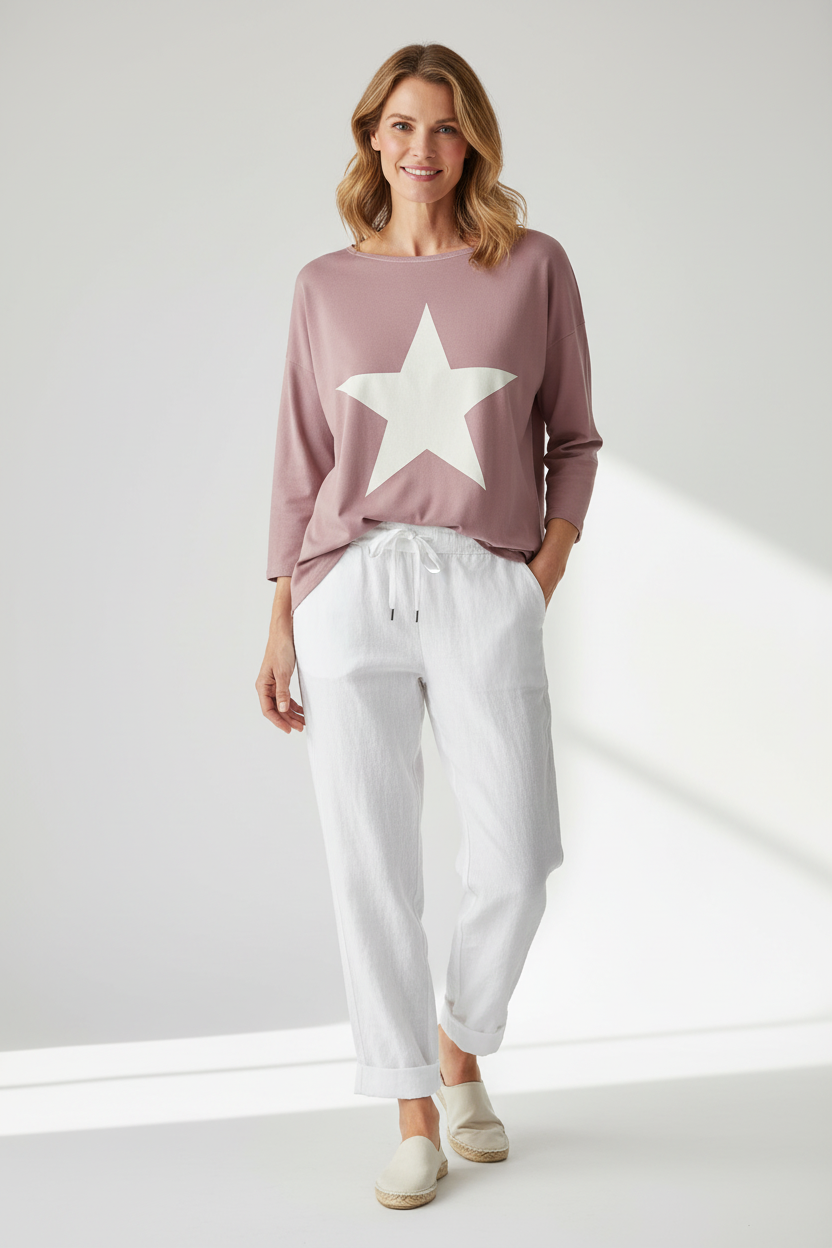 Star Jersey Sweatshirt