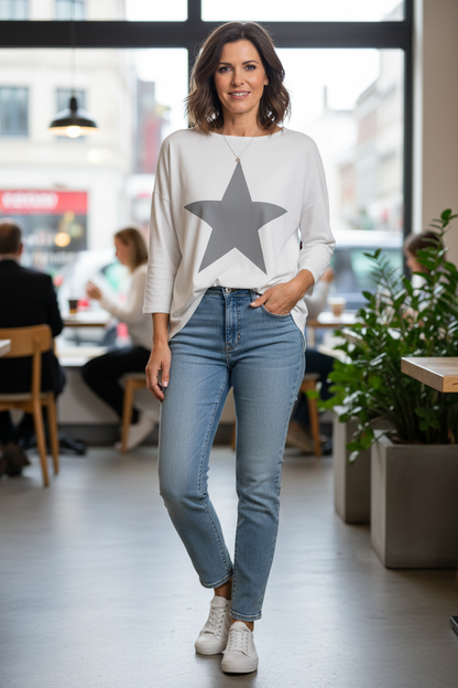 Star Jersey Sweatshirt