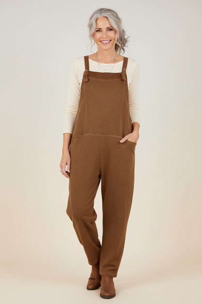 Acid Wash Jersey Dungarees