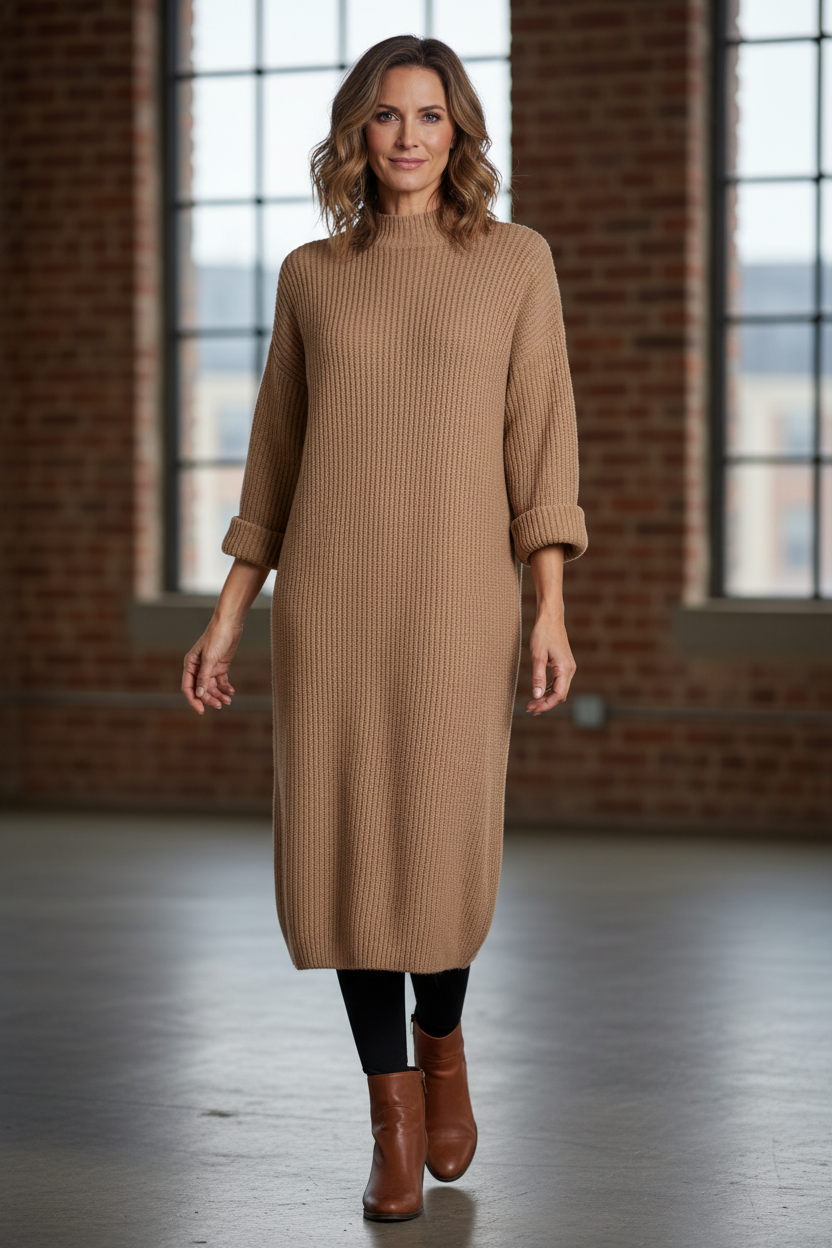 Knitted Midi Dress