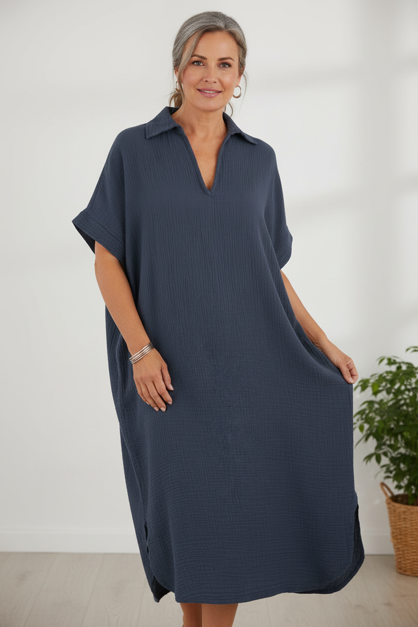 Plain Cheesecloth Midi
