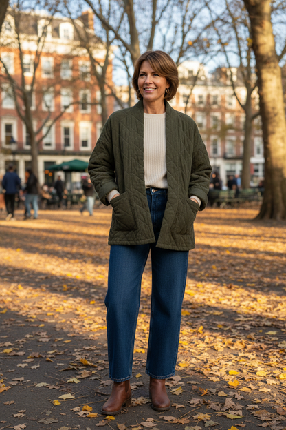 Corduroy Padded Jacket