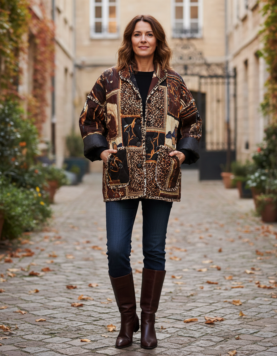 Printed Padded Jacket