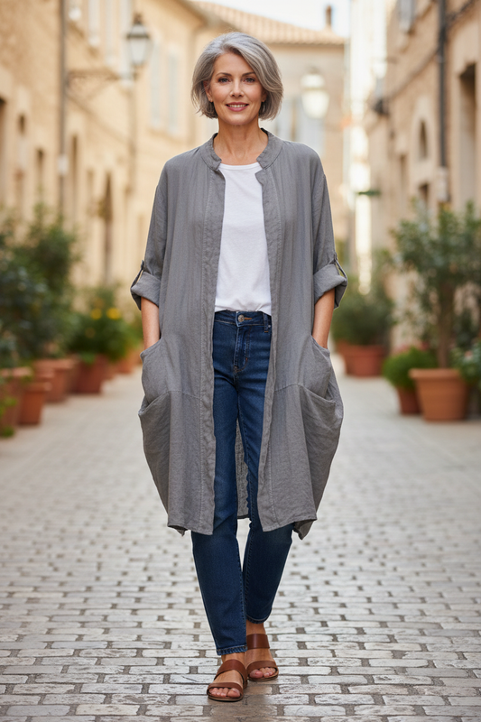 Tulip Linen Jacket
