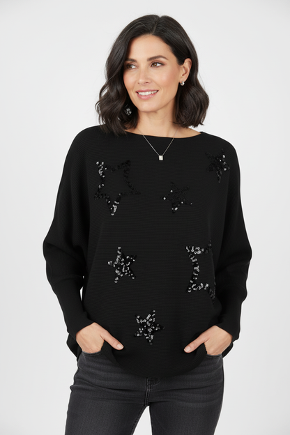 Sequin Multi Star Jumper
