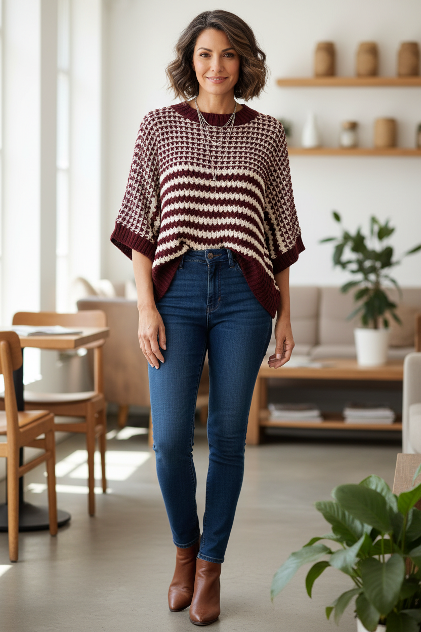 Striped Knit Jumper