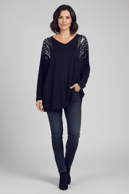 Diamante Shoulder Jumper