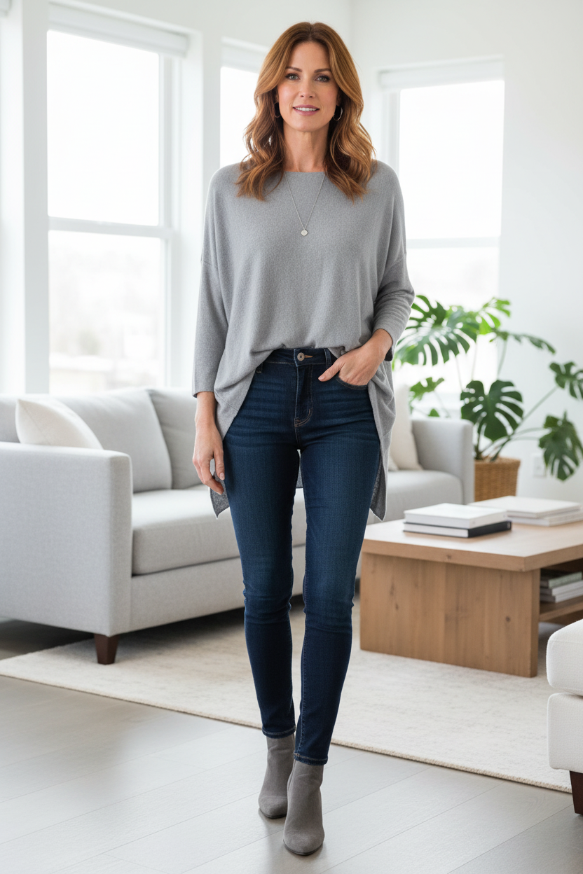 Light Weight Soft Knit Jumper