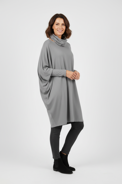 Fine Knit Snood Dress
