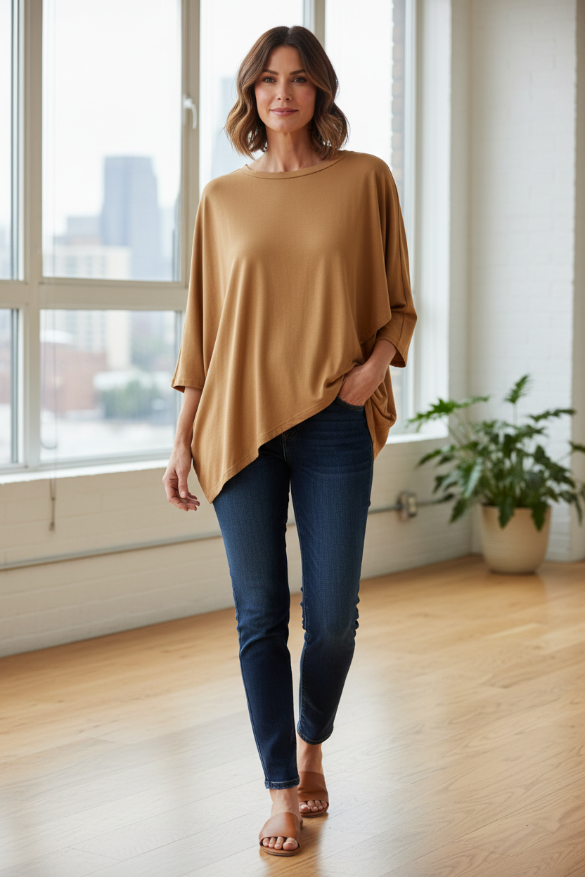 Crossover Flap Sweatshirt