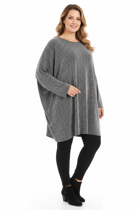 Batwing Lurex Tunic