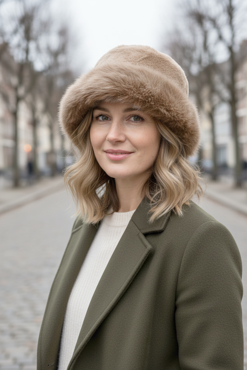 Faux Fur Bucket Hat