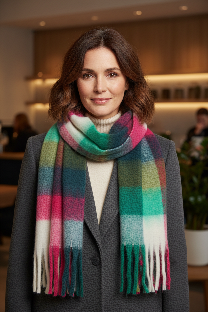 Colour Block Scarf