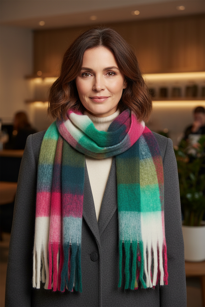 Colour Block Scarf