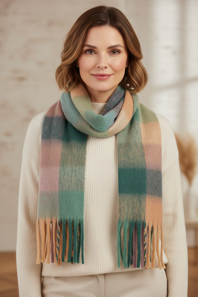 Colour Block Scarf