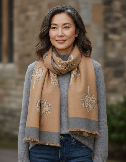 New Tree Of Life Cashmere Scarf